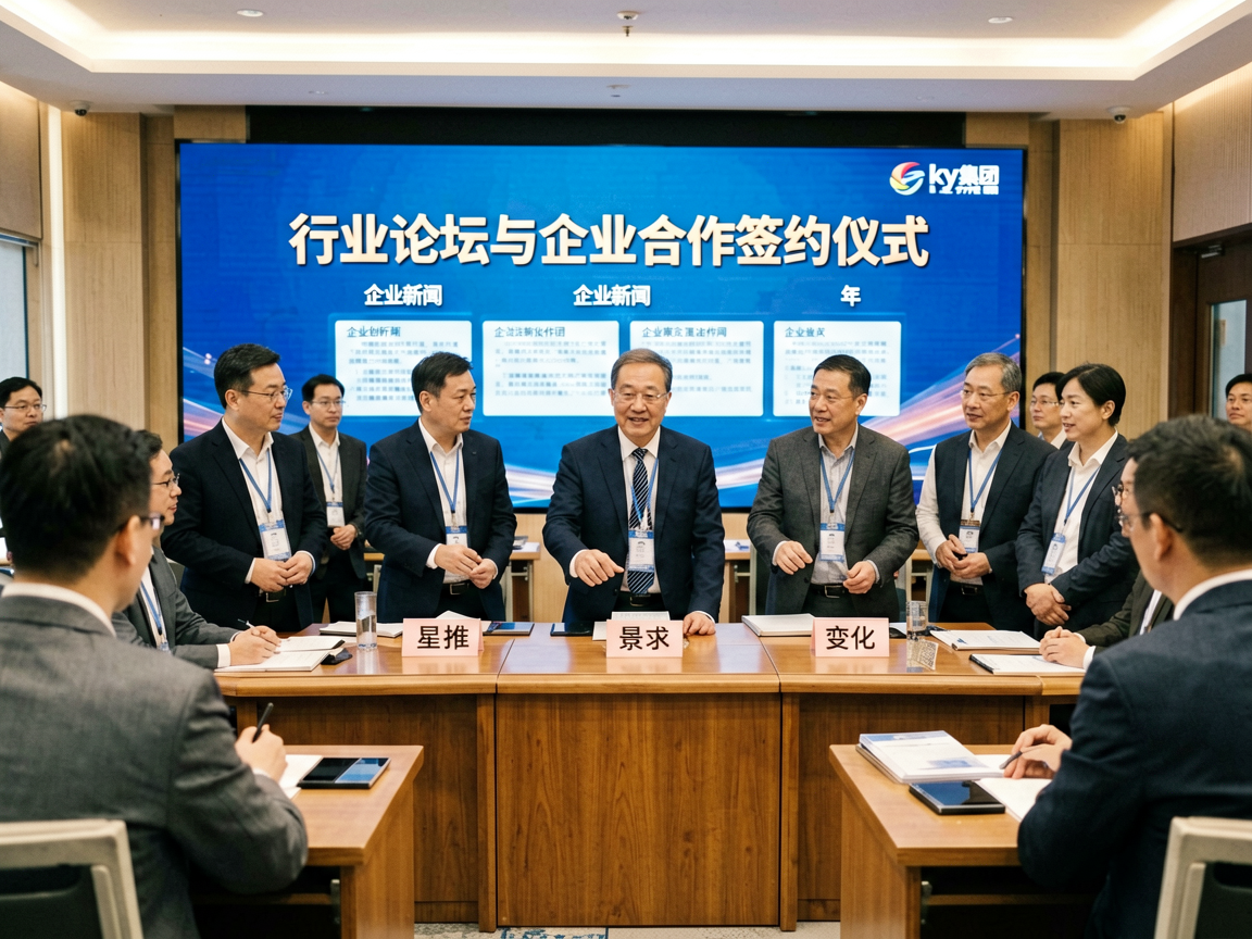 行业论坛与企业合作签约仪式